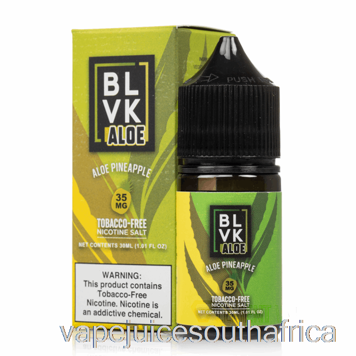 Vape Juice South Africa Aloe Pineapple Salt - Blvk Salt - 30Ml 35Mg